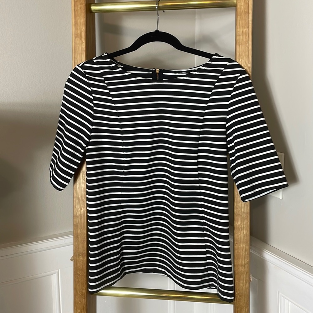 Black and White Striped Shirt